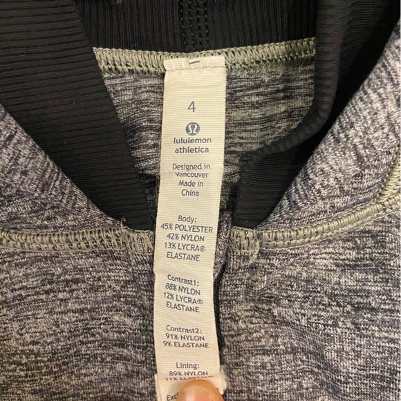 Lululemon zip up sweater - size 4 - Picture 6 of 7